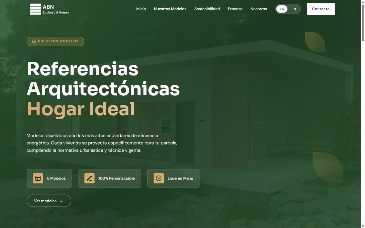 ABN Ecological Homes — Abnhomes Modelos